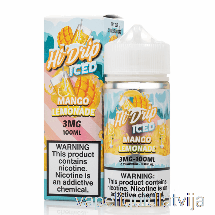 Ledus Mango Limonāde - Hi-drip E-šķidrumi - 100ml 6mg Vape šķidrums